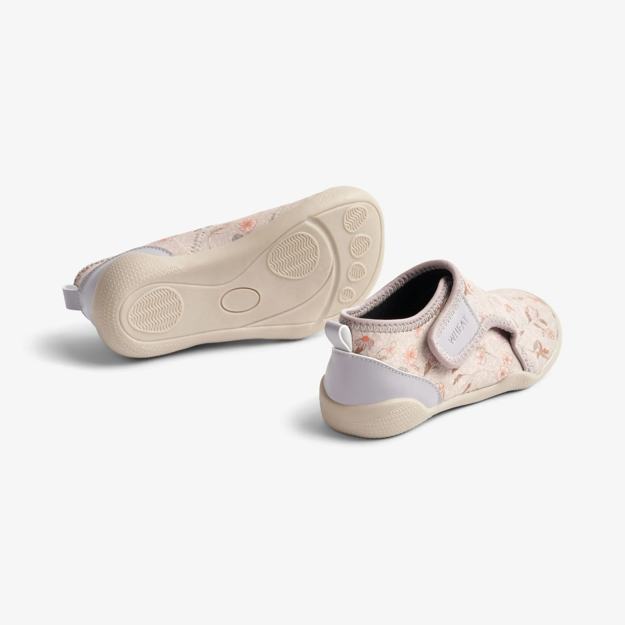 Shawn Beach Shoe | Baby - purple poppy flowers
