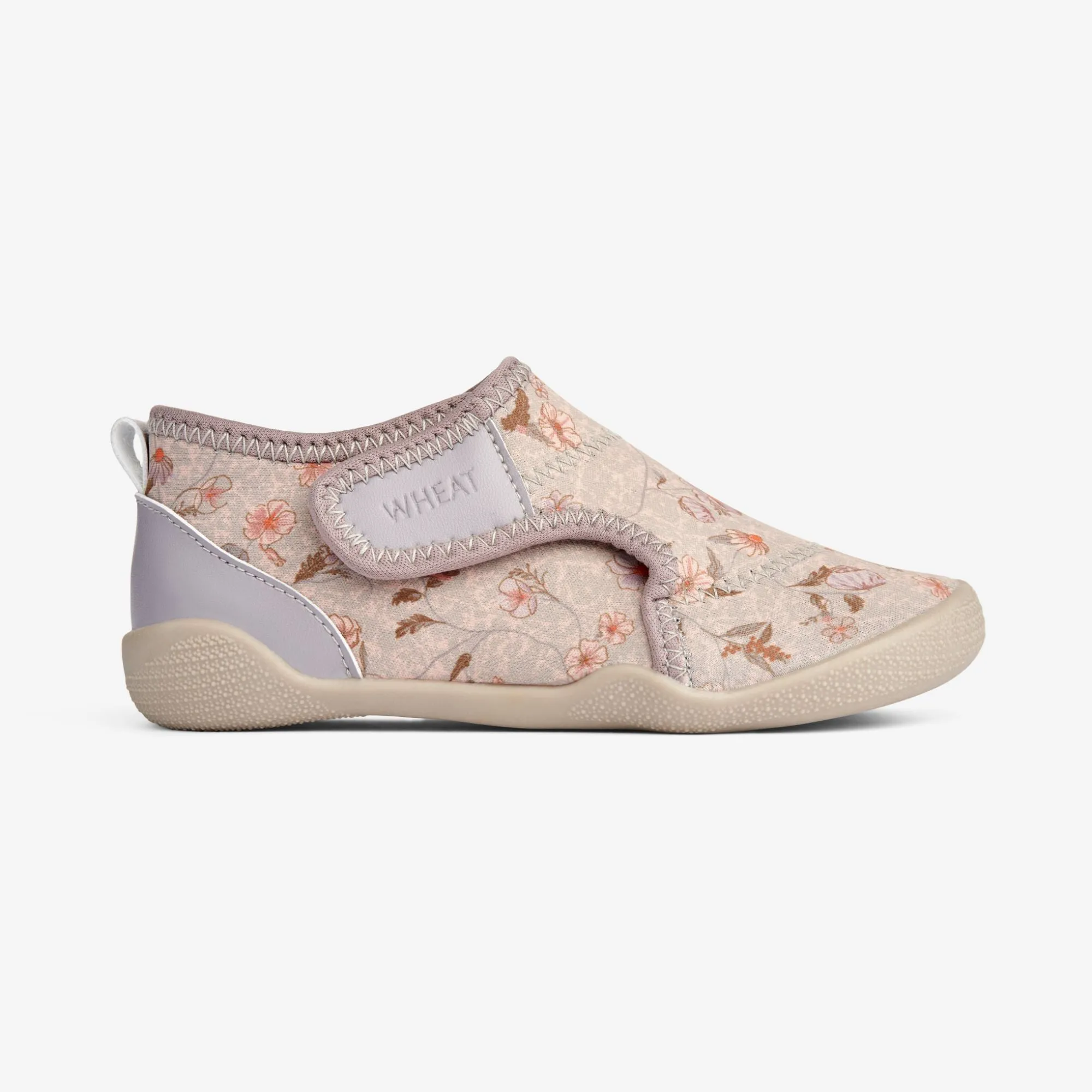 Shawn Beach Shoe | Baby - purple poppy flowers