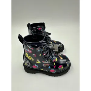 Small Kid Size 7, '90s Themed Rain Boots