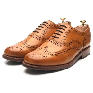 'Stanley' Tan Brown Leather Brogues UK 9 G