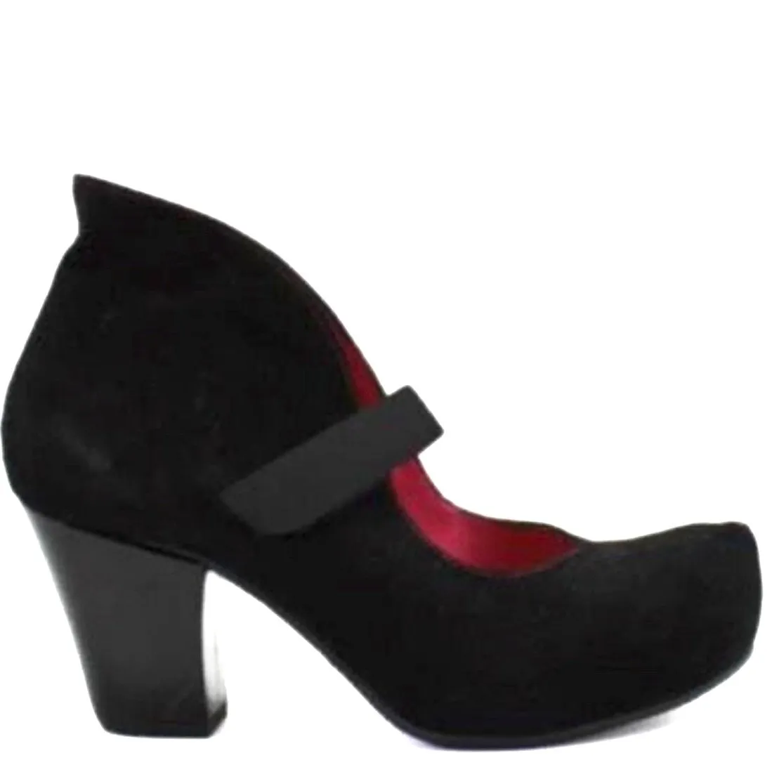 Stylo - Black Suede bar shoe