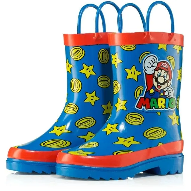 SUPER MARIO - Kids - Nintendo Super Mario Blue Rubber Rain Boots
