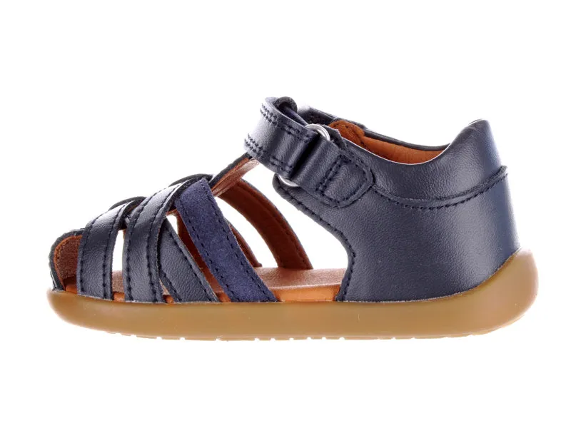 Surefit Jamie Navy Leather Sandals