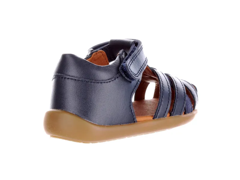 Surefit Jamie Navy Leather Sandals