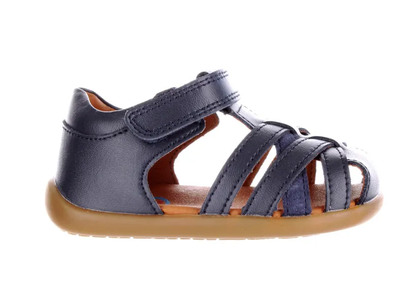 Surefit Jamie Navy Leather Sandals