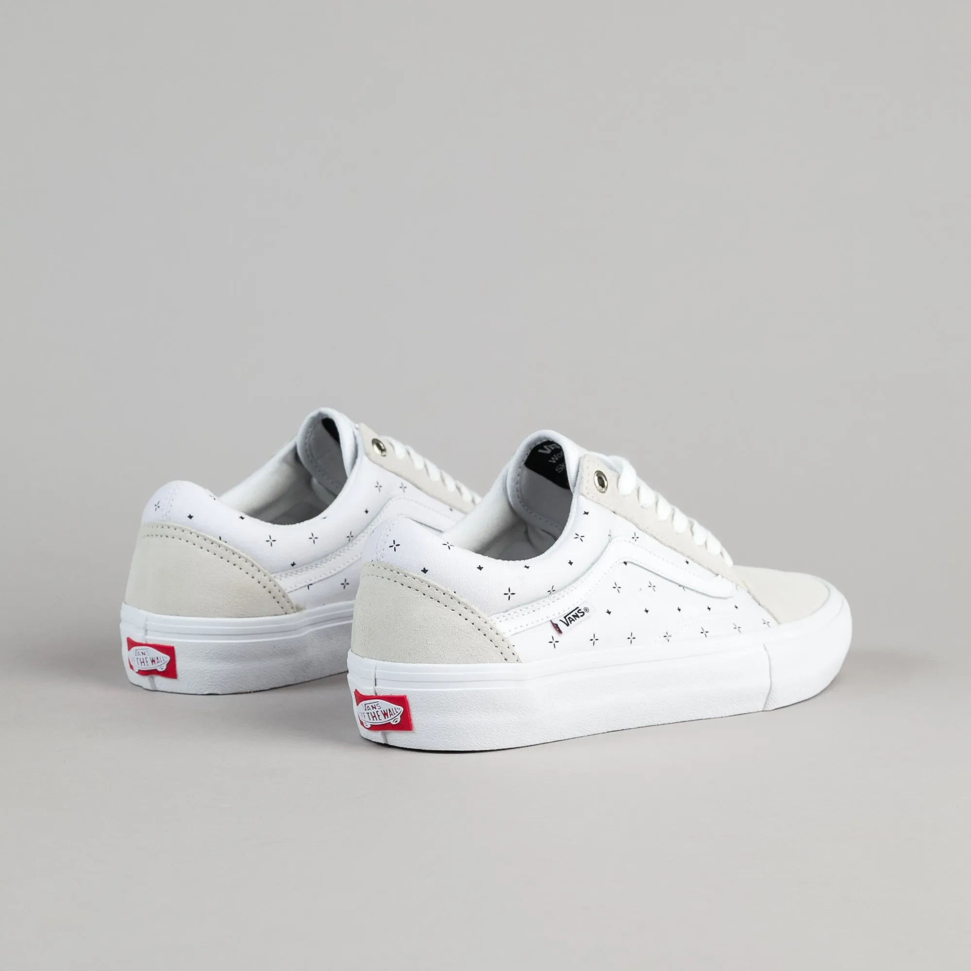 Vans Old Skool Pro Shoes - (Bandana) White