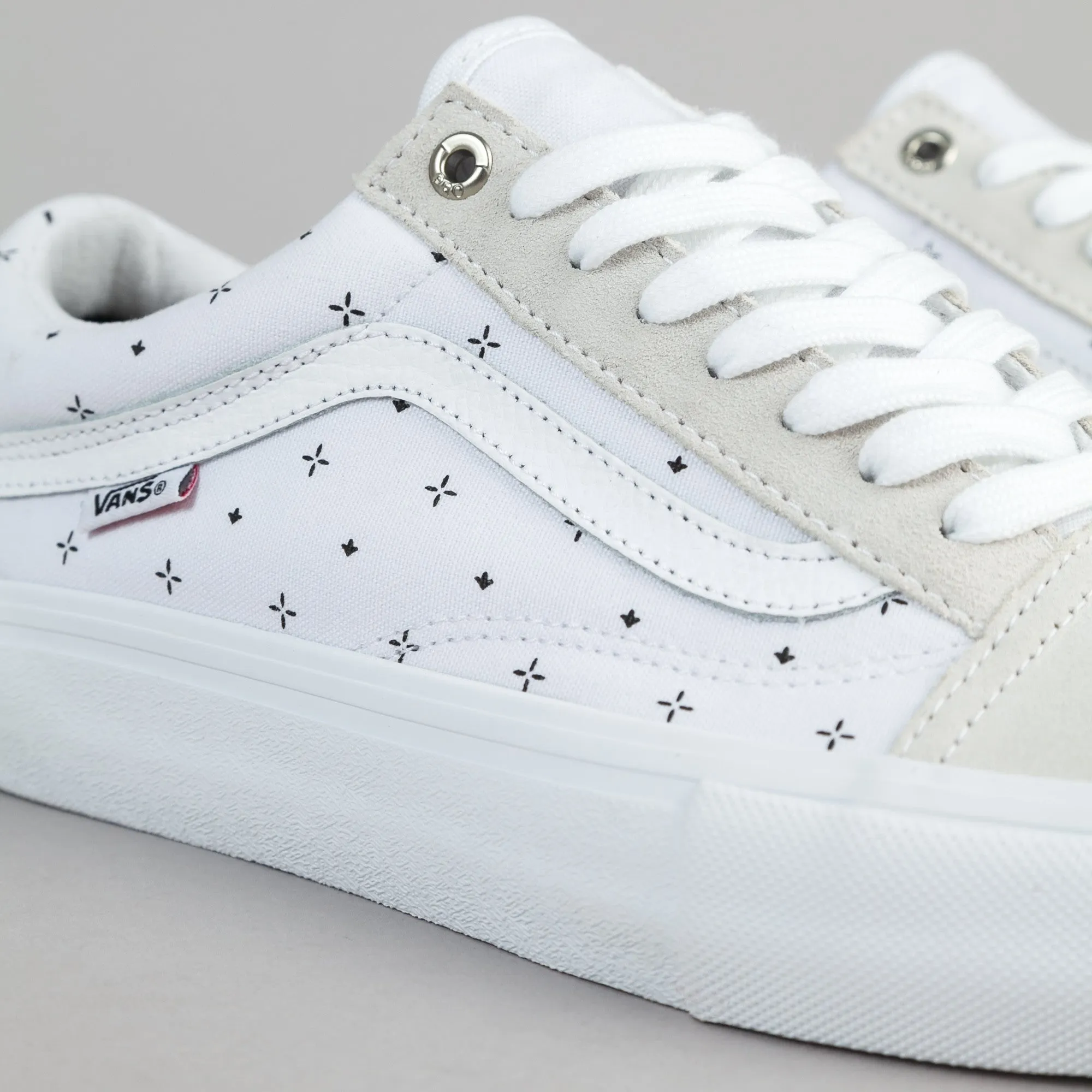 Vans Old Skool Pro Shoes - (Bandana) White
