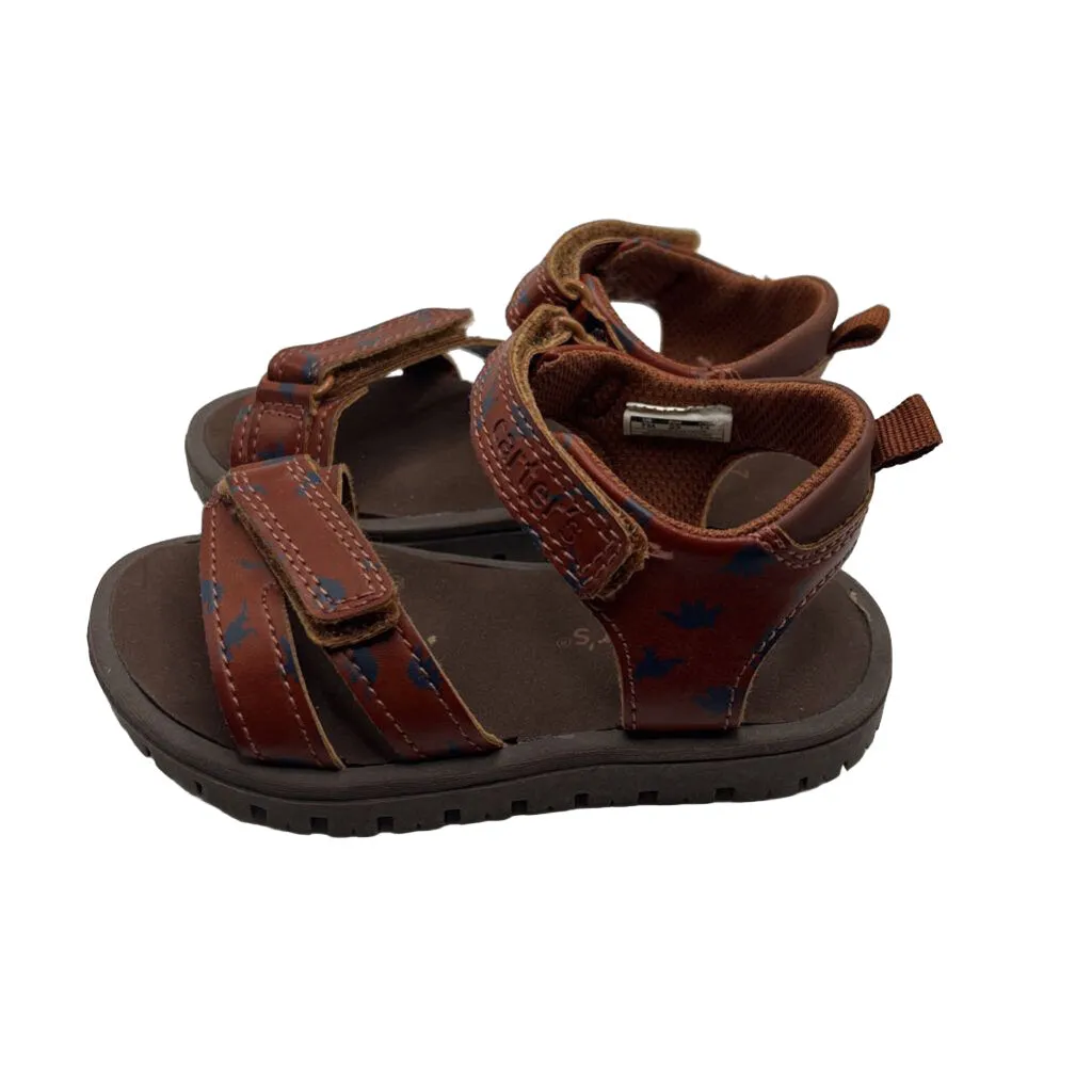Velcro Faux Leather Sandals