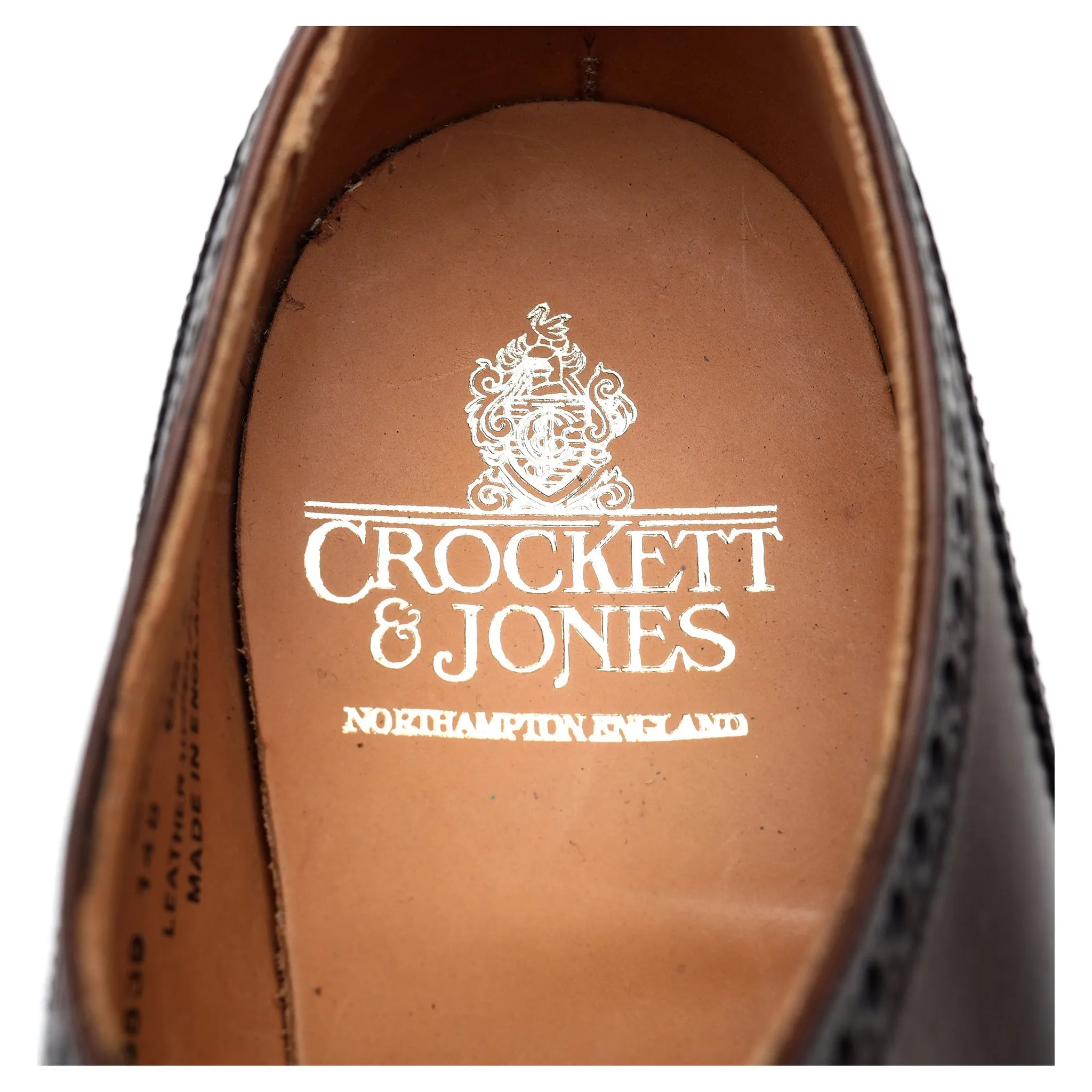 'Westfield' Dark Brown Leather Oxford Brogue UK 6.5 E