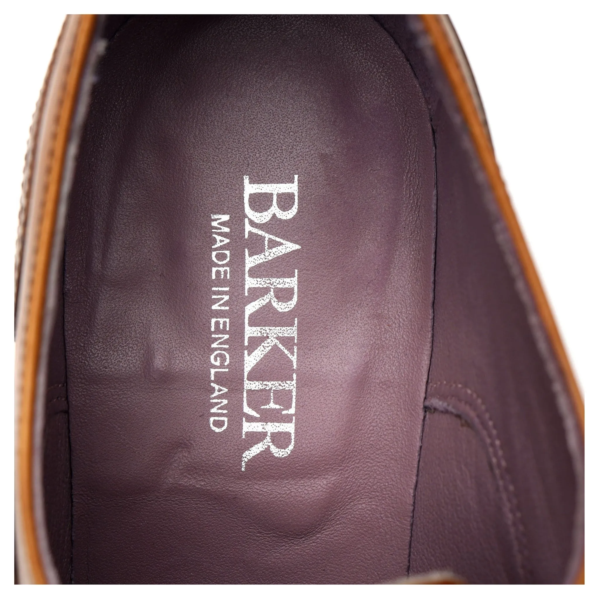 Women's 'Freya' Tan Brown Leather Oxford UK 4.5 D