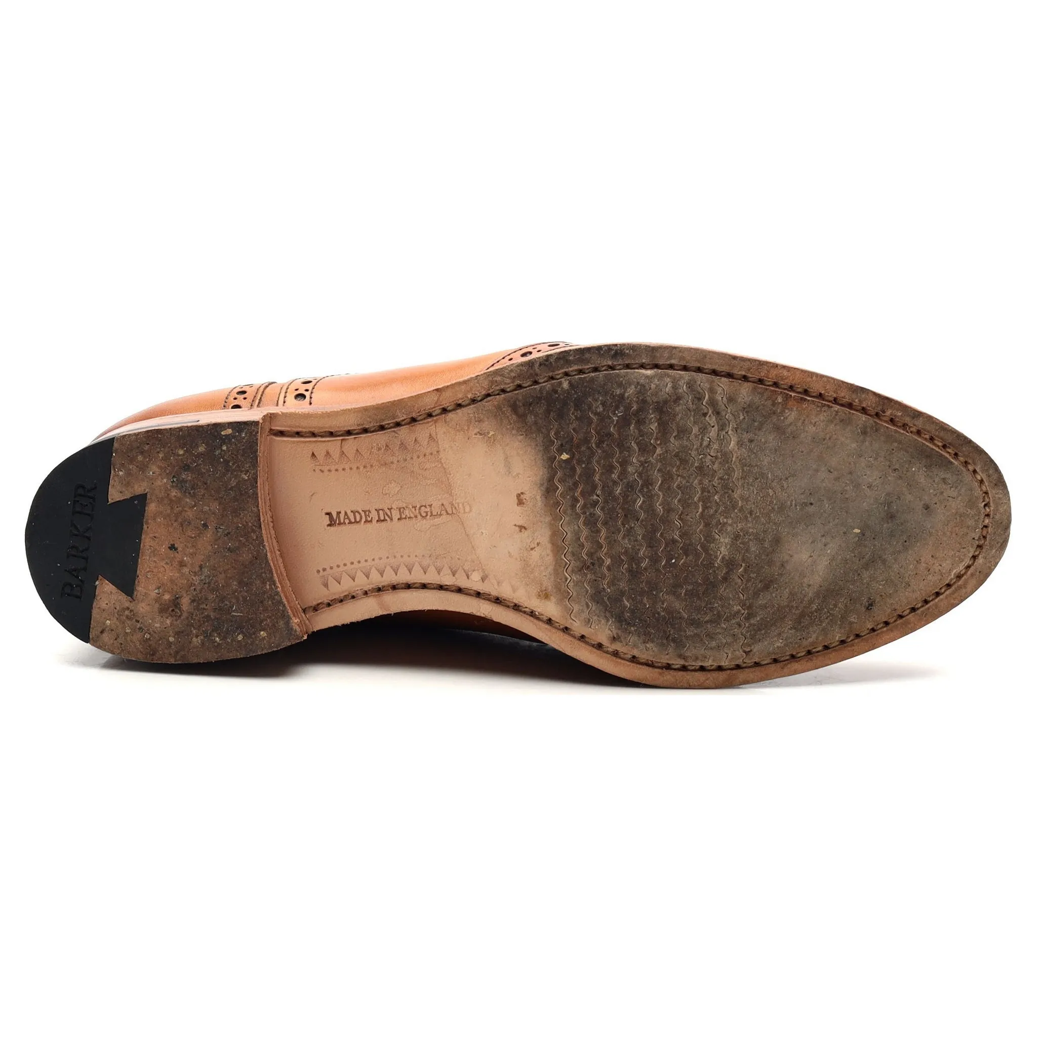 Women's 'Freya' Tan Brown Leather Oxford UK 4.5 D