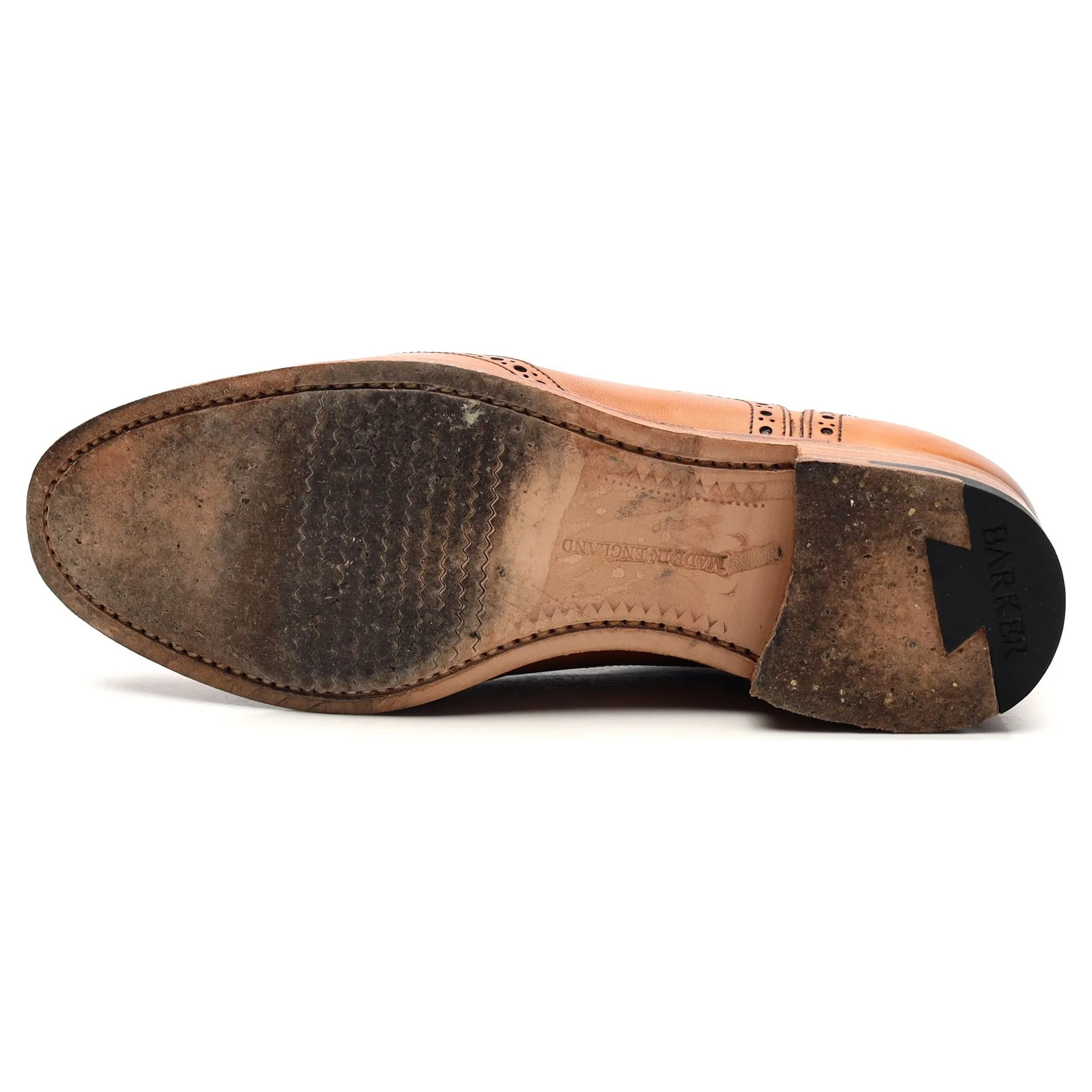 Women's 'Freya' Tan Brown Leather Oxford UK 4.5 D