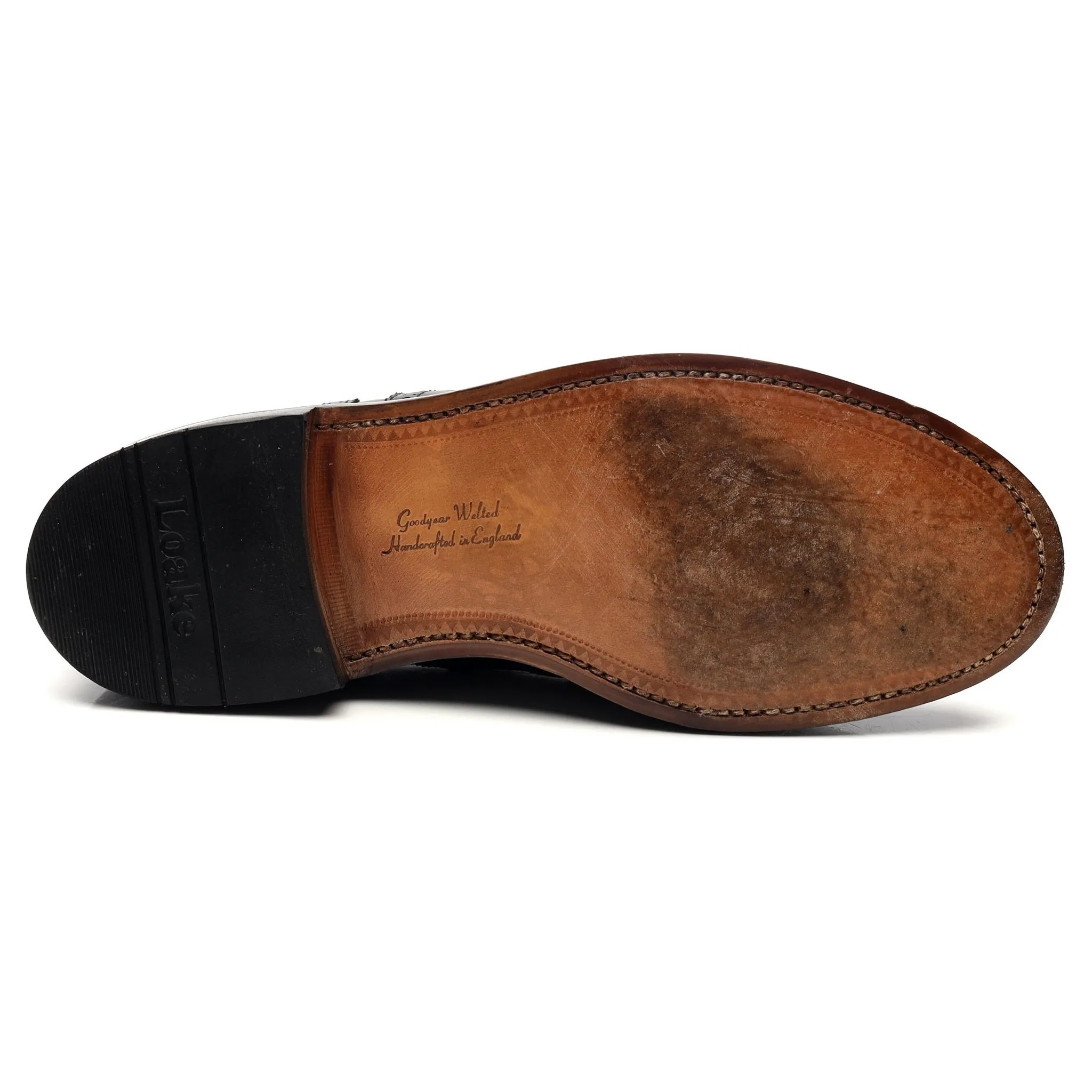 Women's 'Viv' Black Leather Oxford Brogues UK 8 F