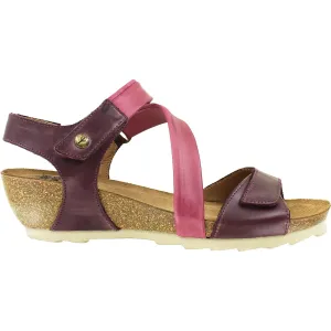 Women's Wanda Panda Bilma 2 Berenjena Combi Leather
