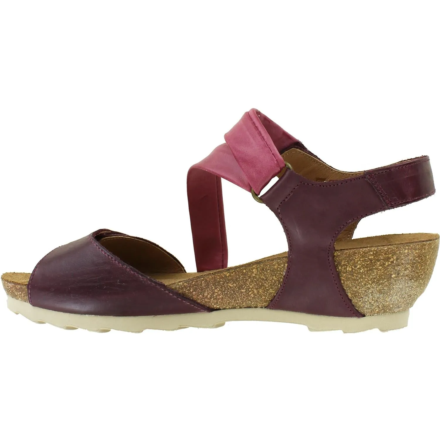 Women's Wanda Panda Bilma 2 Berenjena Combi Leather