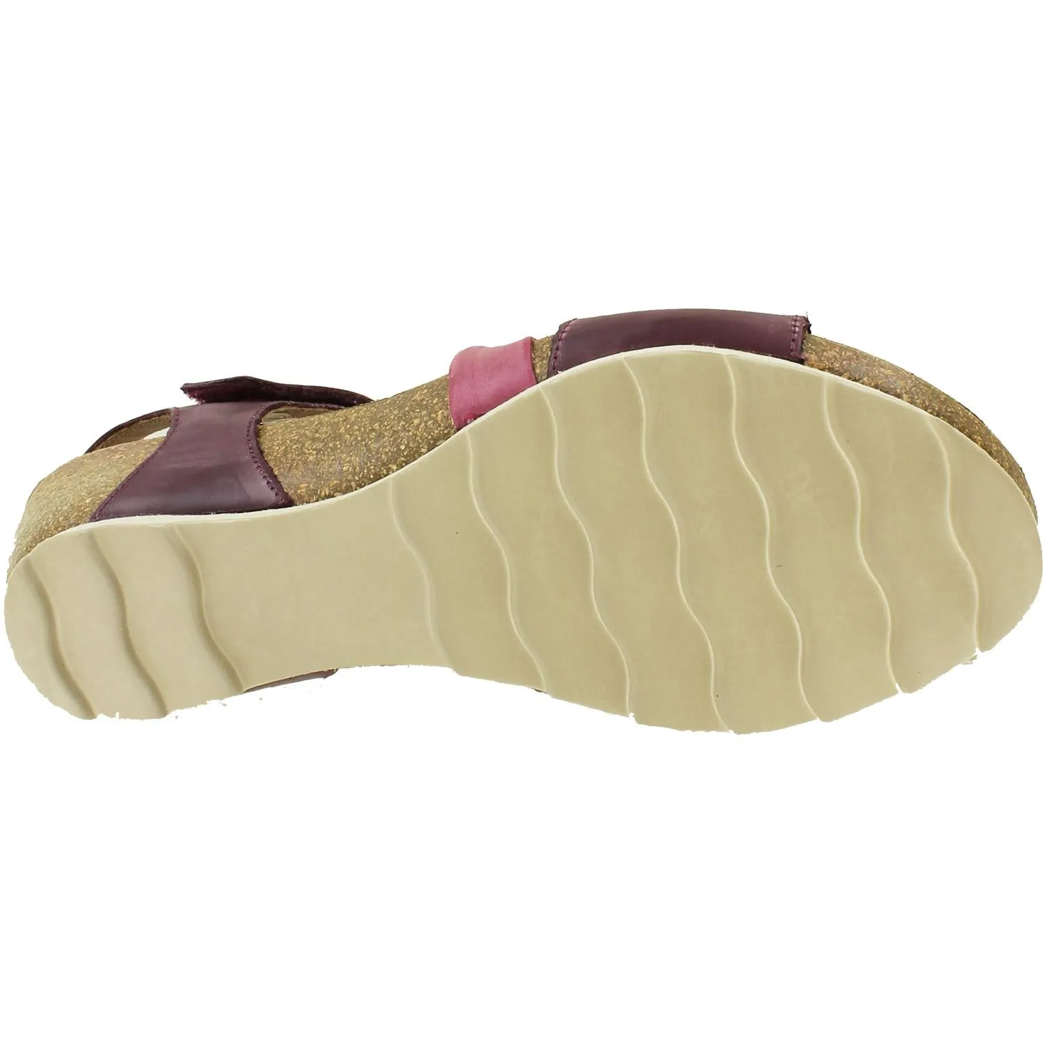 Women's Wanda Panda Bilma 2 Berenjena Combi Leather