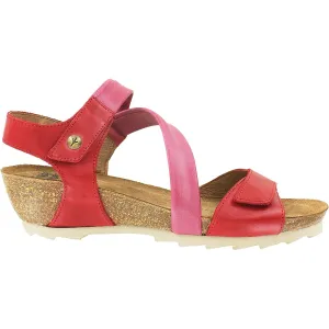 Women's Wanda Panda Bilma 2 Burdeos Red Leather