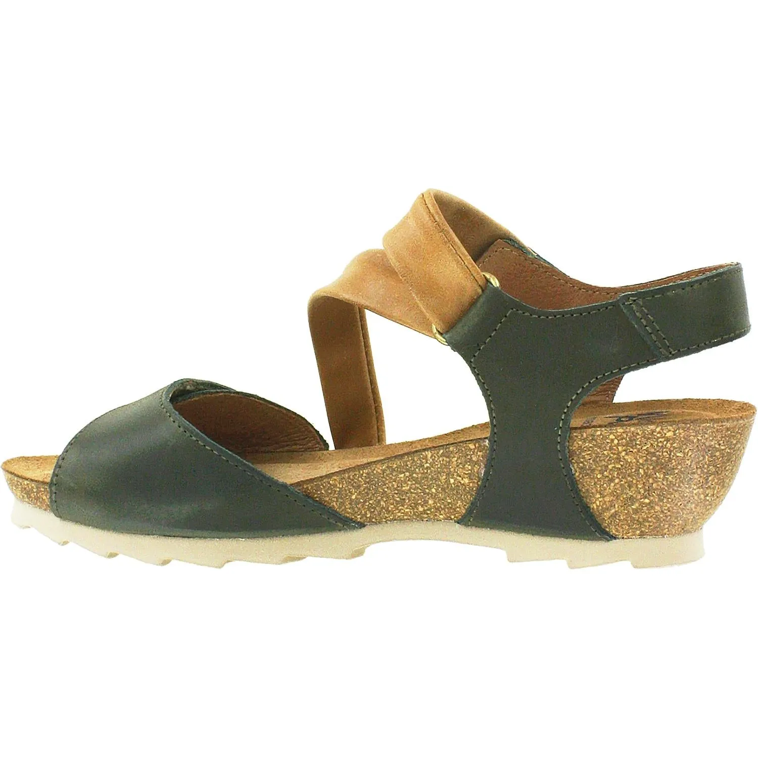Women's Wanda Panda Bilma 2 Elefante Green/Tan Leather