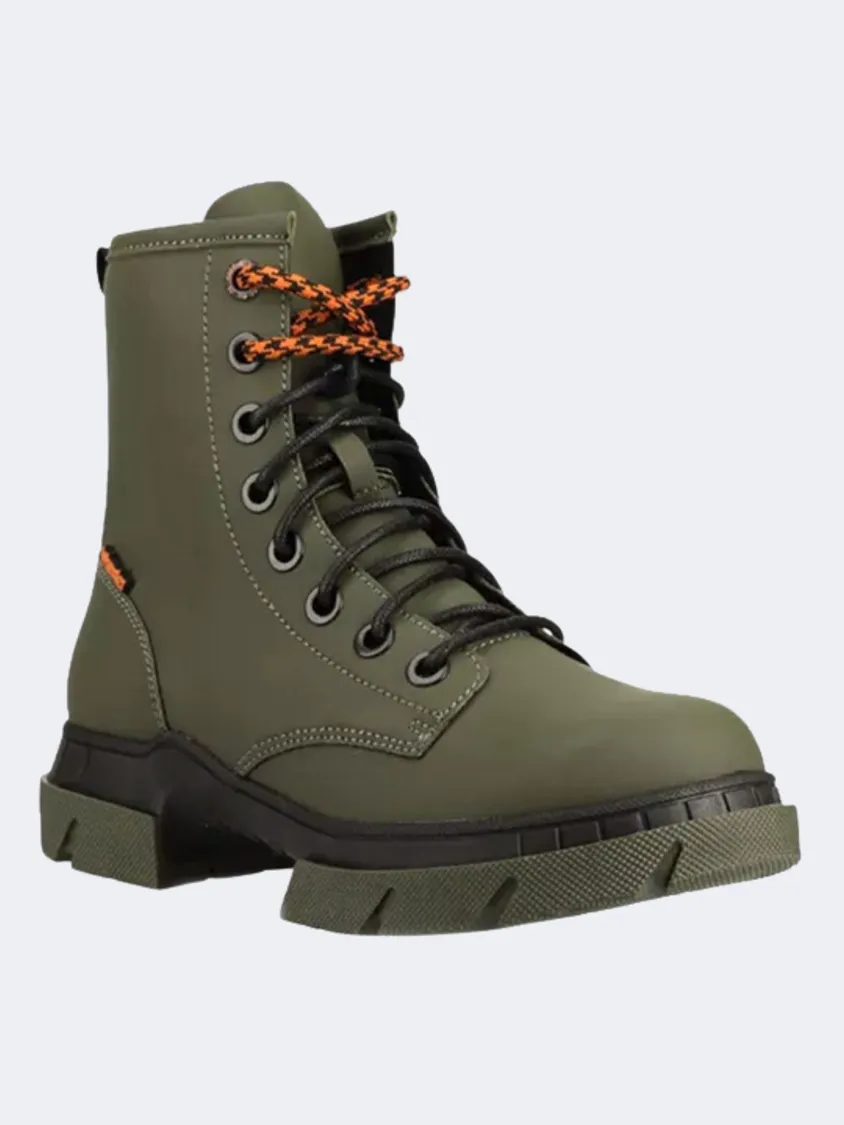 Wrangler Atlanta Lace Women Hiking Boots Military