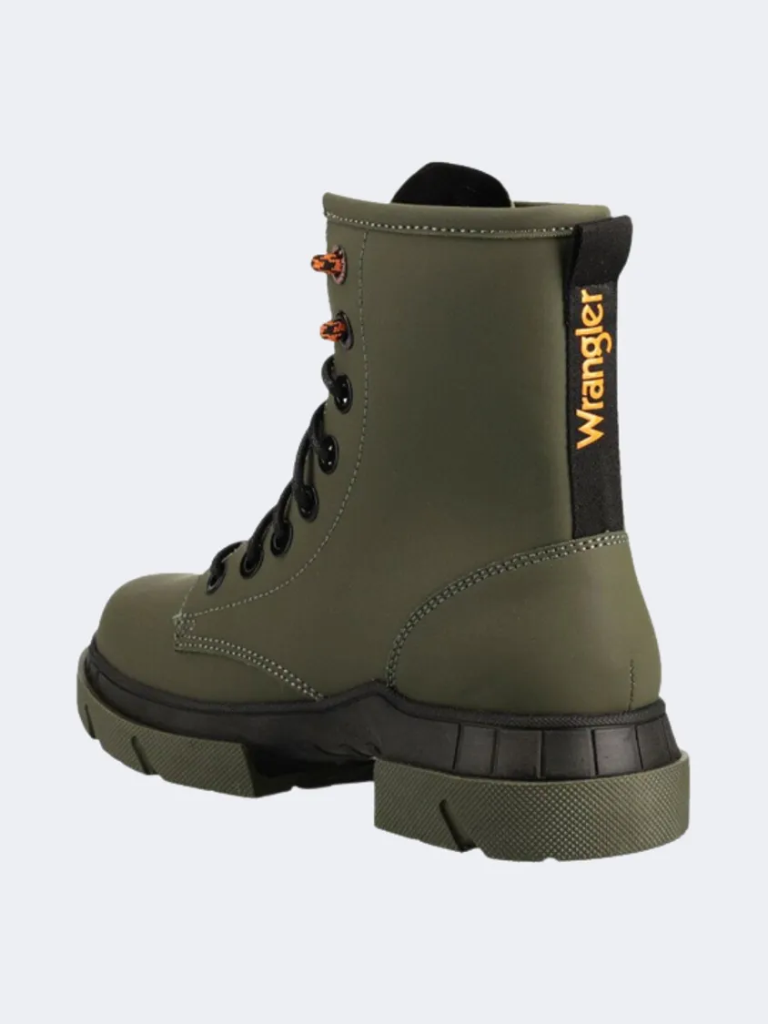 Wrangler Atlanta Lace Women Hiking Boots Military
